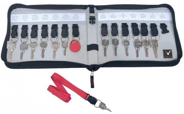 Schlüsselmappe  Schlüsseltasche "KEYSAFE" (14 Schlüssel)