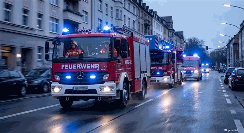 Feuerwehr-Einsatzfahrzeuge mit Blaulicht – Ausrüstung für Feuerwehr und Rettungsdienst