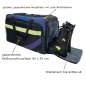 Preview: RAGBAG Bekleidungstasche schwarz/blau