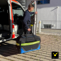 Preview: RAGBAG EVO Bekleidungstasche schwarz/blau – Ansicht 5