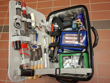 PREMIUM Notfallrucksack X1 YELLOW PLANE BLUE