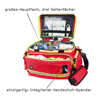 Notfalltasche Heilpraktiker gefüllt Nr.2