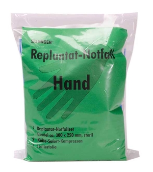 Replantat-Notfallset Hand