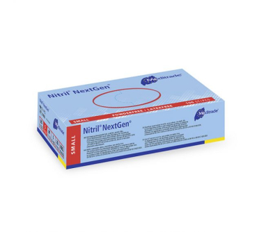 Nitril Handschuhe puderfrei blau (Beispielbild - abwechselnde Hersteller) Inhalt 100 St. 1VE =10 Karton