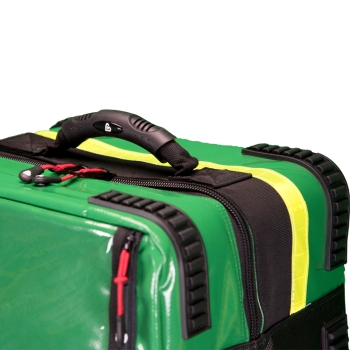 HERZmed PREMIUM Notfallrucksack X1 YELLOW PLANE GREEN