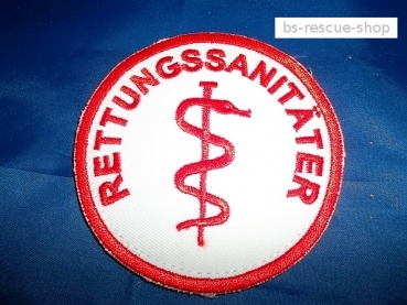 Emblem RETTUNGS-SANITÄTER  Äskulap