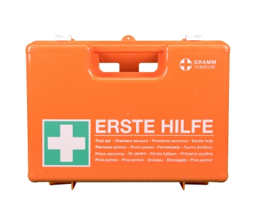 Preview: Erste-Hilfe-Koffer DIN 13157 orange