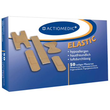 ACTIOMEDIC® ELASTIC Pflasterset, 50-tlg.