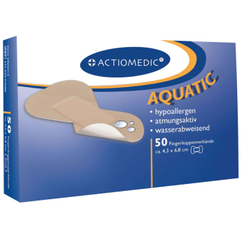 ACTIOMEDIC® AQUATIC Fingerkuppenverband, Pack à 50 Stück