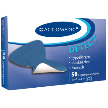 ACTIOMEDIC® DETECT + ELASTIC Fingerkuppenverband, Pack à 50 Stück