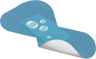 Preview: ACTIOMEDIC® DETECT + AQUATIC Fingerkuppenverband, Pack à 50 Stück – Ansicht 2