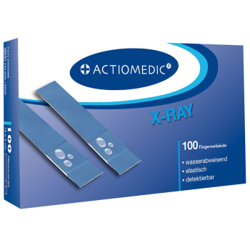 ACTIOMEDIC® X-RAY + AQUATIC Fingerverband, 12 x 2 cm, Pack à 100 Stück
