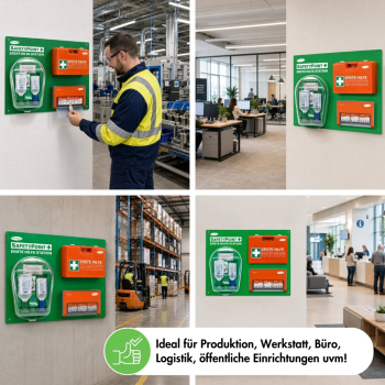 ACTIOMEDIC® SafetyPoint Erste-Hilfe-Station DIN 13157