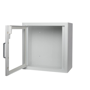 Preview: AED Wandschrank ALARM Innen PREMIUM weiß – Ansicht 3