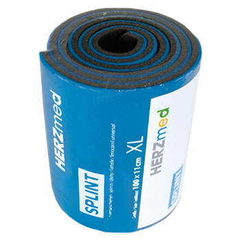 HERZmed® SPLINT Größe XL (gerollt) – blau/grau