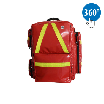 WaterStop Notfallrucksack PROFI RED PLANE