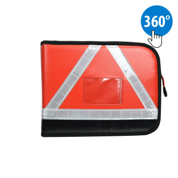 Fahrtenbuch A5 Organisator Hefter PLANE RED