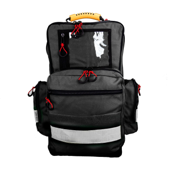 Notfallrucksack WHITE LARGE BLACK