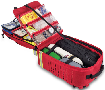 Preview: PARAMED'S EVO Notfallrucksack - rot – Ansicht 2