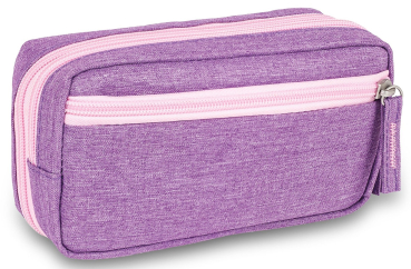 Preview: DIABETIC'S Diabetiker-Täschchen - violett bitone – Ansicht 3