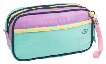 Preview: DIA'S RETRO Diabetiker-Täschchen, pastellgrün/violett – Ansicht 3