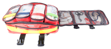 Preview: BAGSTER Notfallrucksack / -tasche - rot – Ansicht 4