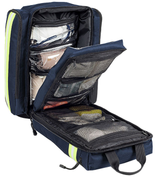 Preview: SUPPORTER Notfallrucksack - blau – Ansicht 2