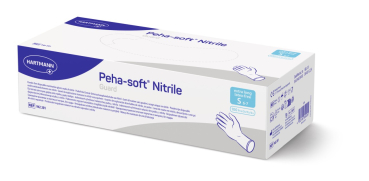 Peha-soft® nitrile guard Nitril-Untersuchungshandschuhe, puderfrei, 100 Stück