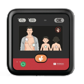 HeartSave myPAD, halbautomatisiert mit LED-Grafik