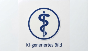KI-generiertes Bild: Aufkleber 4cm blau LFV