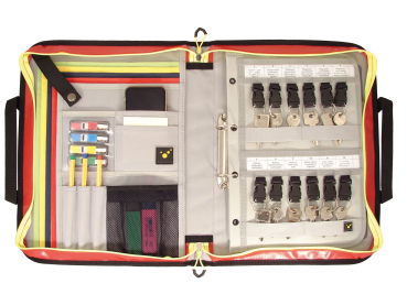 Preview: BIG Einsatz-Organizer, DIN A4 hoch – Plane – rot