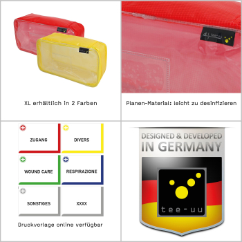 Preview: PRAXIS XL Modultasche rot