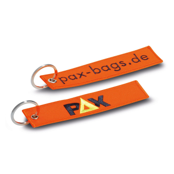 Preview: 10x PAX-Schlüsselanhänger tagesleuchtorange