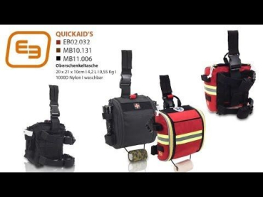 QUICKAID Oberschenkel-Tasche rot – Ansicht 8