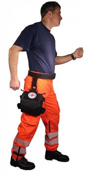 QUICKAID Oberschenkel-Tasche schwarz – Ansicht 6
