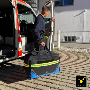RAGBAG EVO Bekleidungstasche schwarz/blau – Ansicht 5