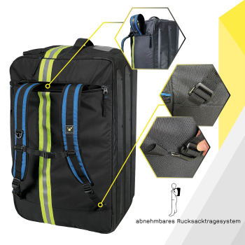 RAGBAG EVO Bekleidungstasche schwarz/blau – Ansicht 6