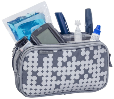 DIA'S Diabetiker-Täschchen silber – Ansicht 2