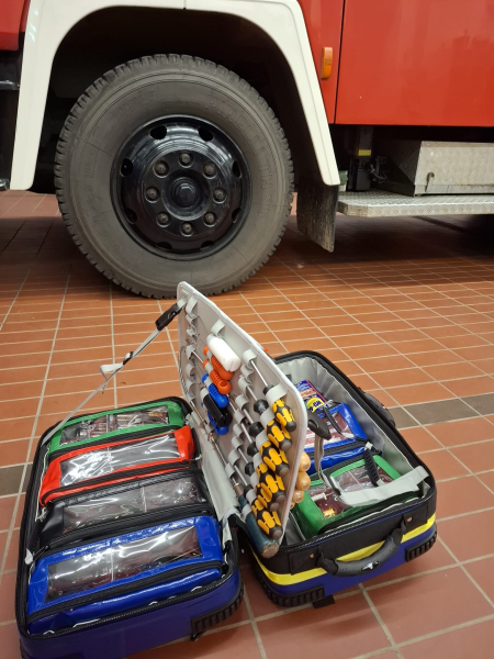 PREMIUM Notfallrucksack X1 YELLOW PLANE BLUE