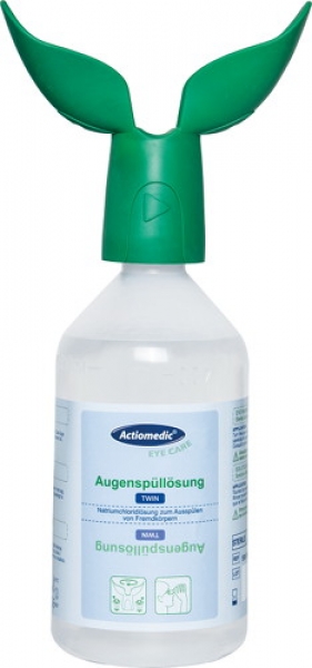 Augenspülflasche TWIN NaCl 500ml für beide Augen