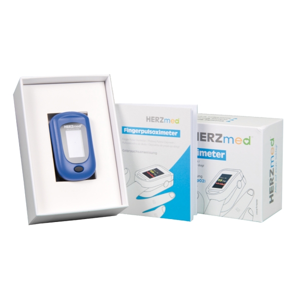 HERZmed Fingerpulsoximeter PC-60B Strong