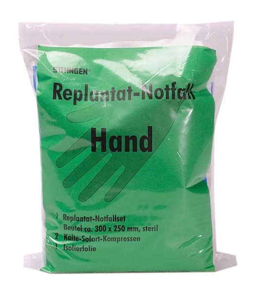 Replantat-Notfallset Hand