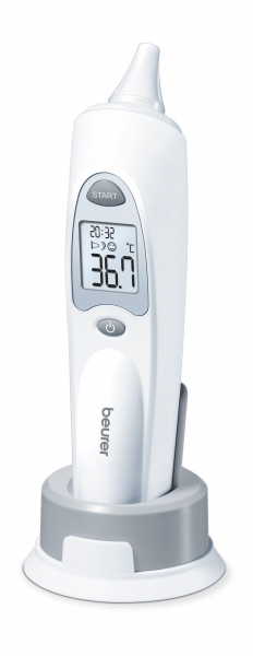 Beurer Ohrthermometer - FT 58 Einfache Anzeige durch Smiley-Indikatoren