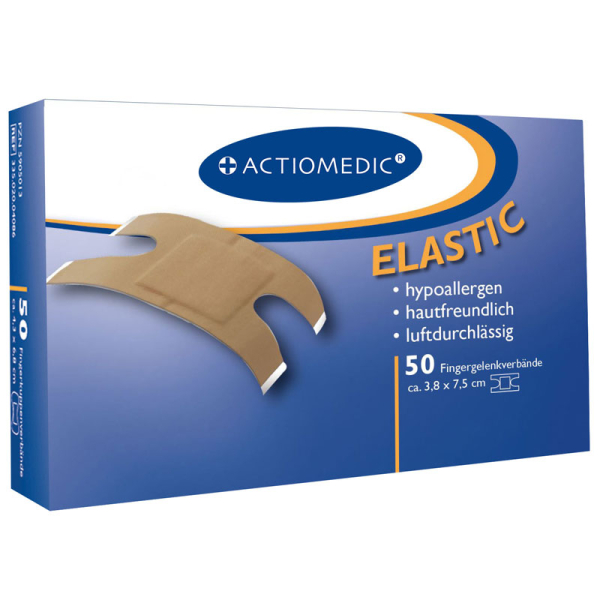 ACTIOMEDIC ELASTIC Fingergelenkverband, 50 Stück
