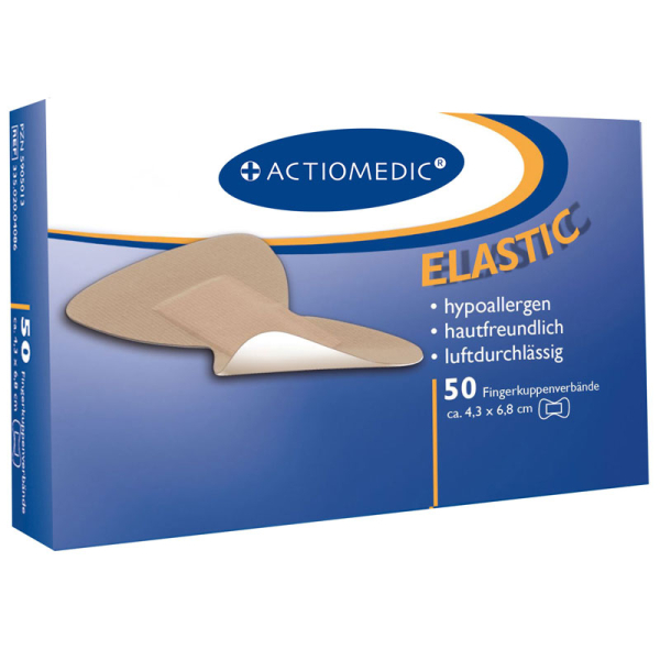 ACTIOMEDIC® ELASTIC Fingerkuppenverband, 50 Stück