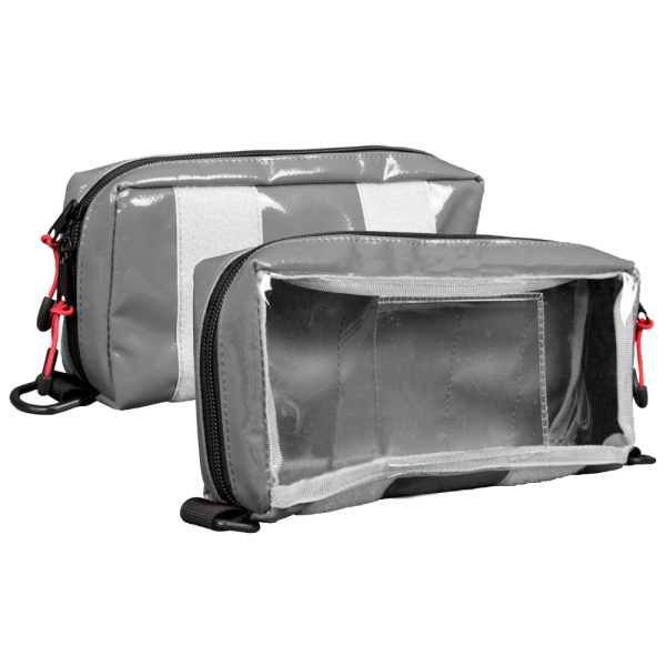 HERZmed WaterStop Modultasche Profi, Gr. M, Plane rau