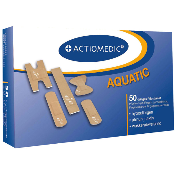 ACTIOMEDIC® AQUATIC Pflasterset, 50-tlg.