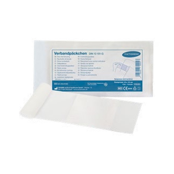 ACTIOMEDIC® Verbandpäckchen steril DIN 13151-G (groß) – VE 20 Stück