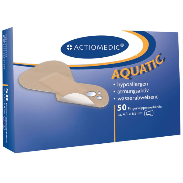 ACTIOMEDIC® AQUATIC Fingerkuppenverband, Pack à 50 Stück