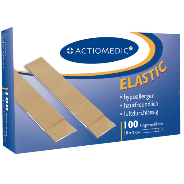 ACTIOMEDIC® ELASTIC Fingerverband, 18 x 2 cm, Pack à 100 Stück
